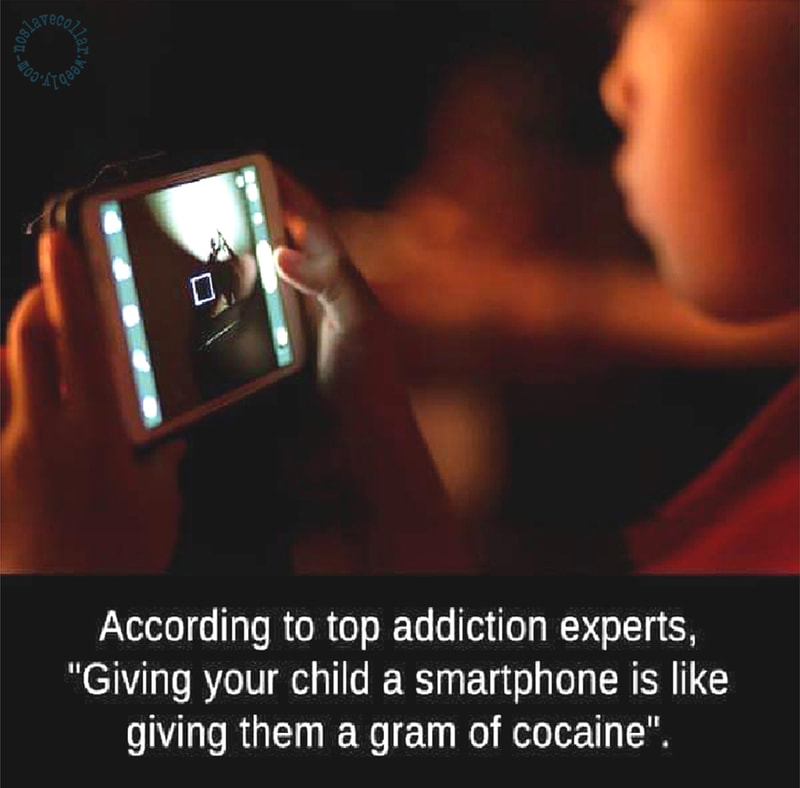 According to top addiction experts, 'Giving your child a smartphone is like giving them a gram of cocaine'