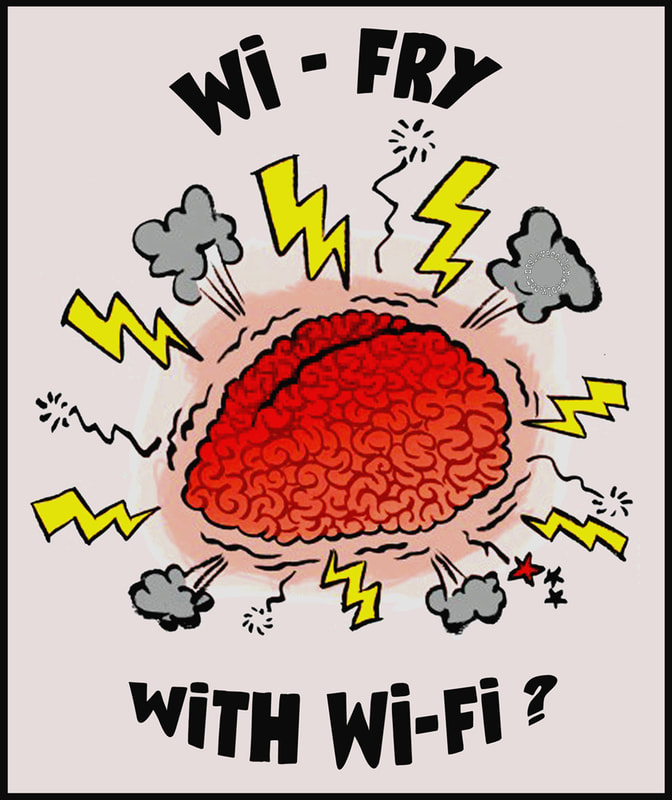 Wi-fry with Wi-fi? - Brain fried by microwave radiation