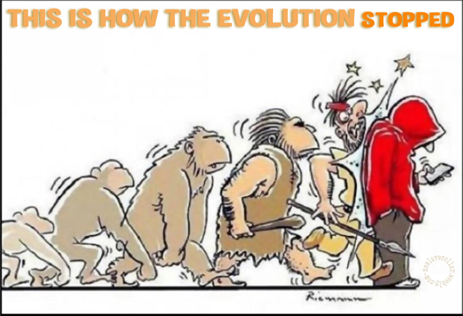 This is how the evolution stopped