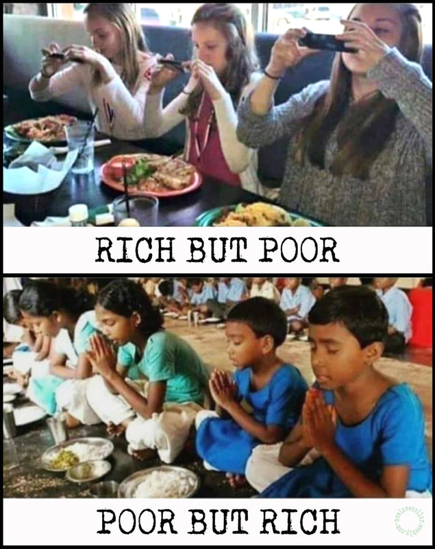 Rich but poor - Poor but rich