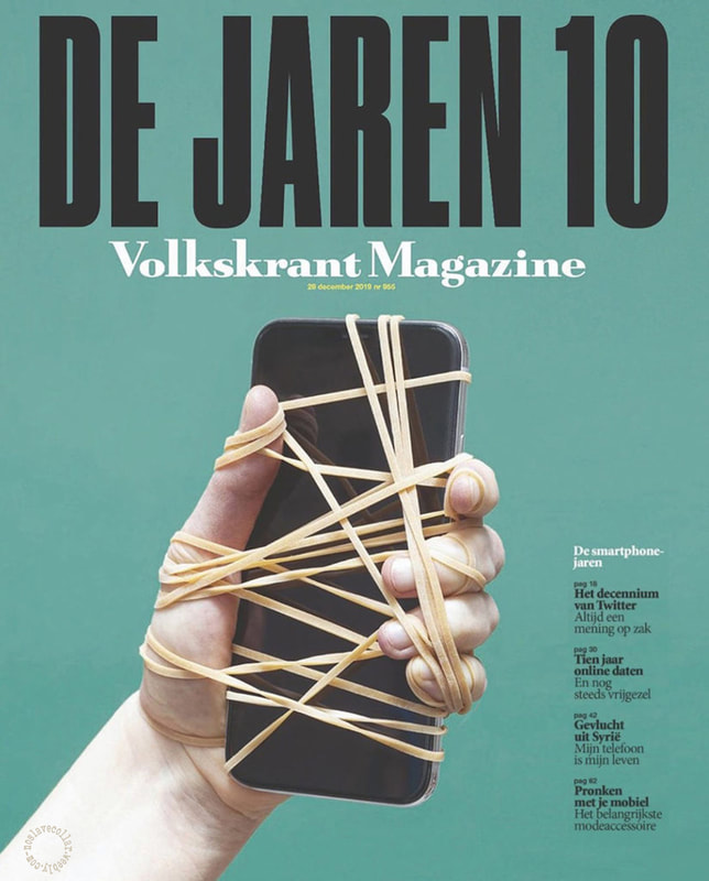 Volkskrant magazine's front page, to symbolise the 2010's.