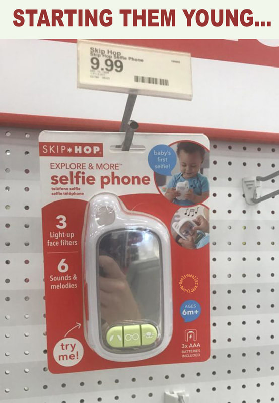Starting them young...with the Skip Hop Selfie Phone!