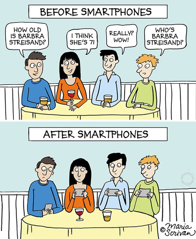 Before smartphones - After smartphones