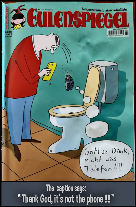 Brain falling in the toilet - Thank God it's not the phone!!!!