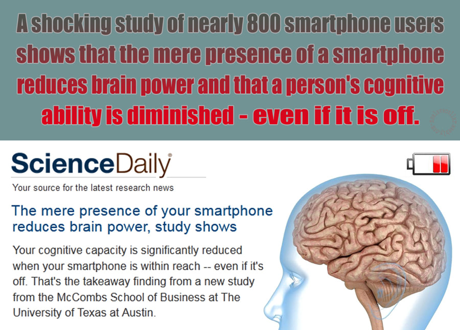 The mere presence of your smartphone reduces brain power, study shows