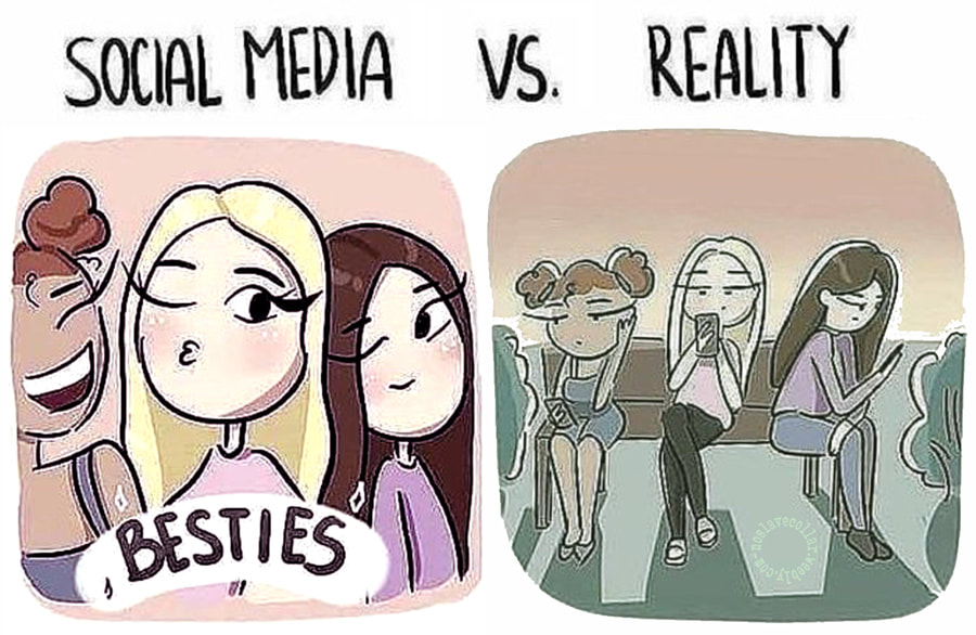 Social media vs. reality