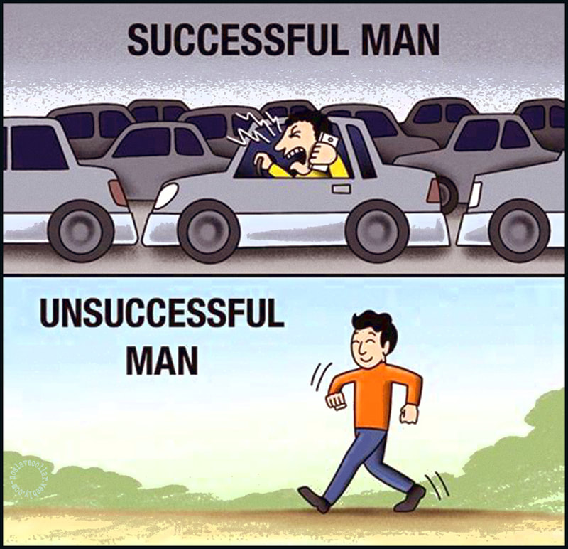 Successful man vs Unsuccessful man