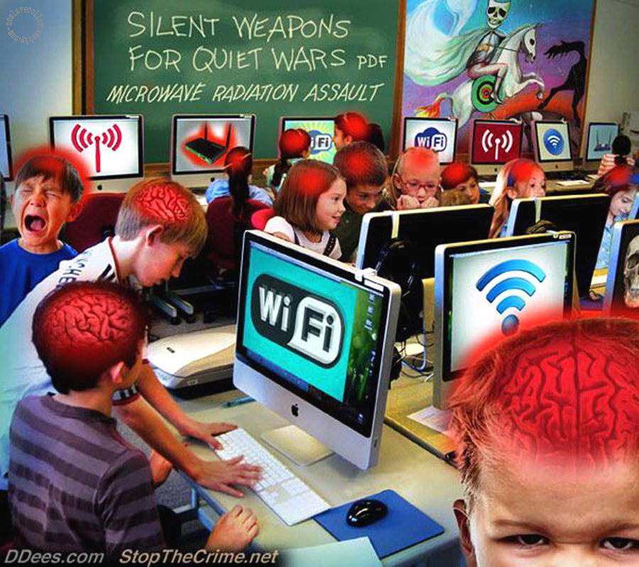 StopTheCrime.net - WiFi radiation at school, by David Dees