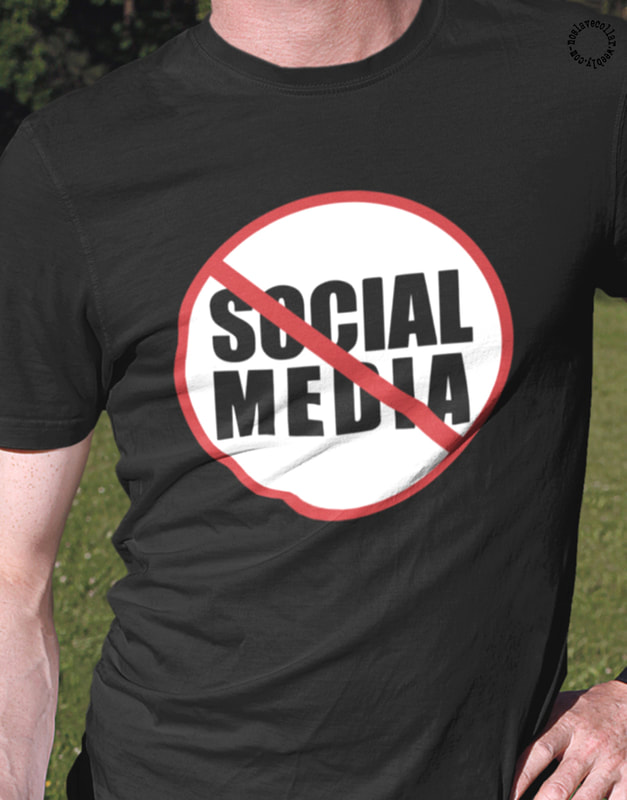 Anti-social media t-shirt