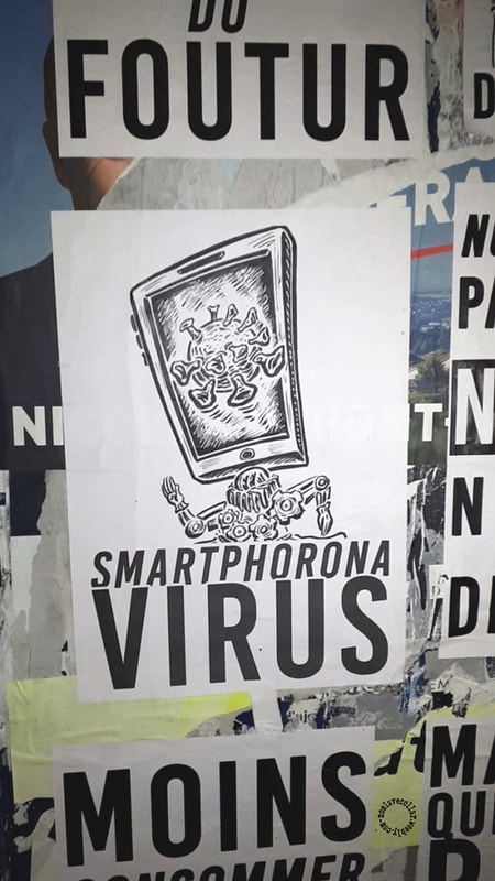 As seen in France - 'Smartphorona virus'