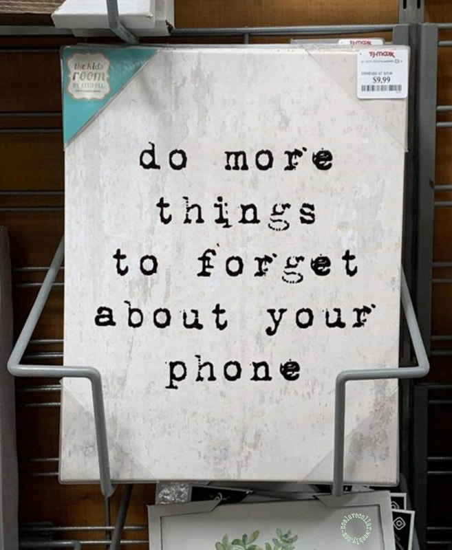 Do more things to forget about your phone - card