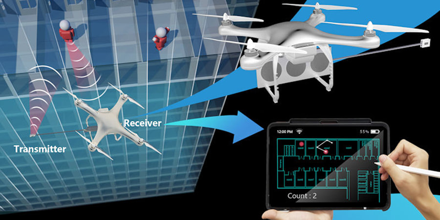 “You can use a drone to map out the inside of an entire building in 20 to 30 seconds.” 